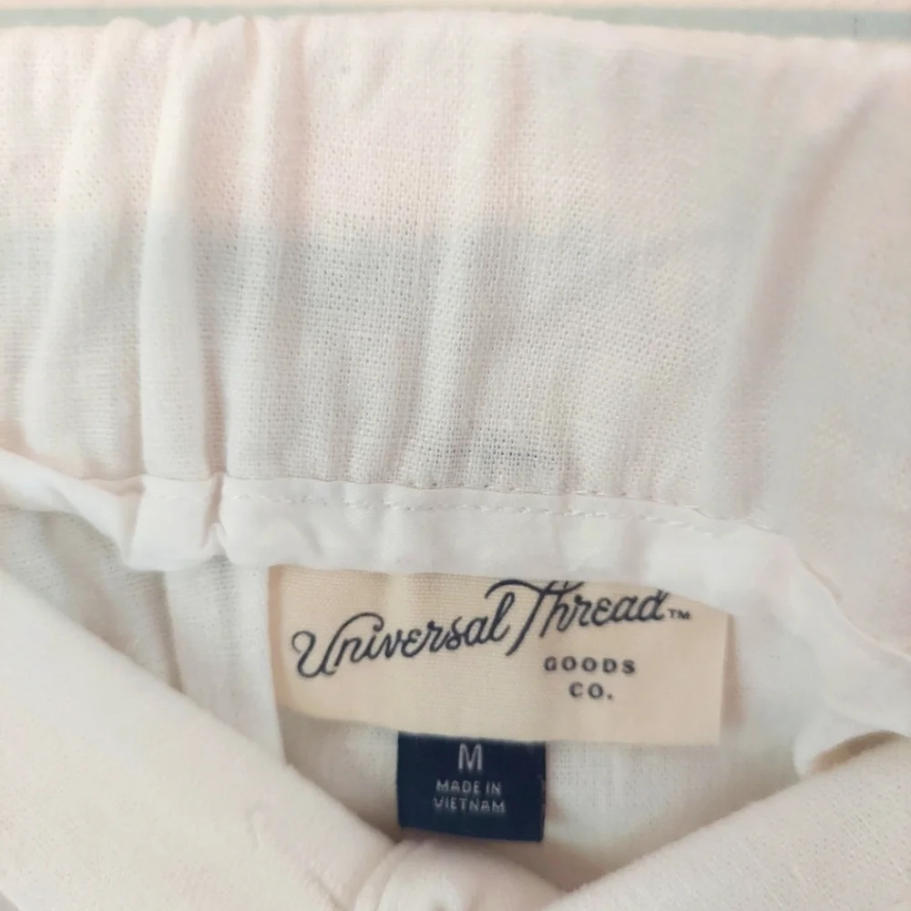 Universal Thread - Medium - White Button Down Skirt and Crop Top 2 Piece Set - Picture 9 of 10